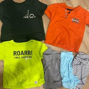 shirts and shorts 12 month boy A